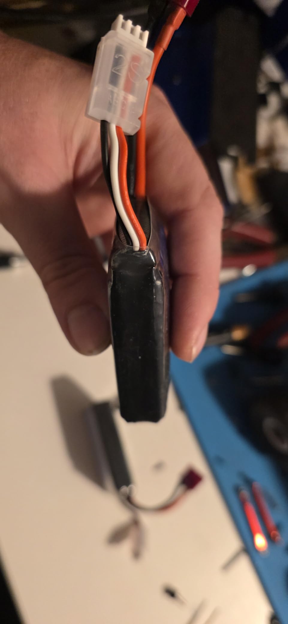 7.4V Lipo Battery 2S 35C 1800mAh Rechargeable RC Battery Pack with Deans T Plug Campatibal with Most 1/10, 1/16 Scale RC Cars Trucks and 7.4V 1to2 USB Lipo Battery Charger customer photo 1