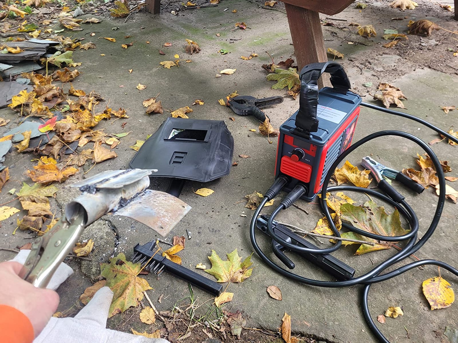 HGNVGZ 250A MMA Stick Welder 110V, Portable IGBT Inverter Arc Welder customer photo 1