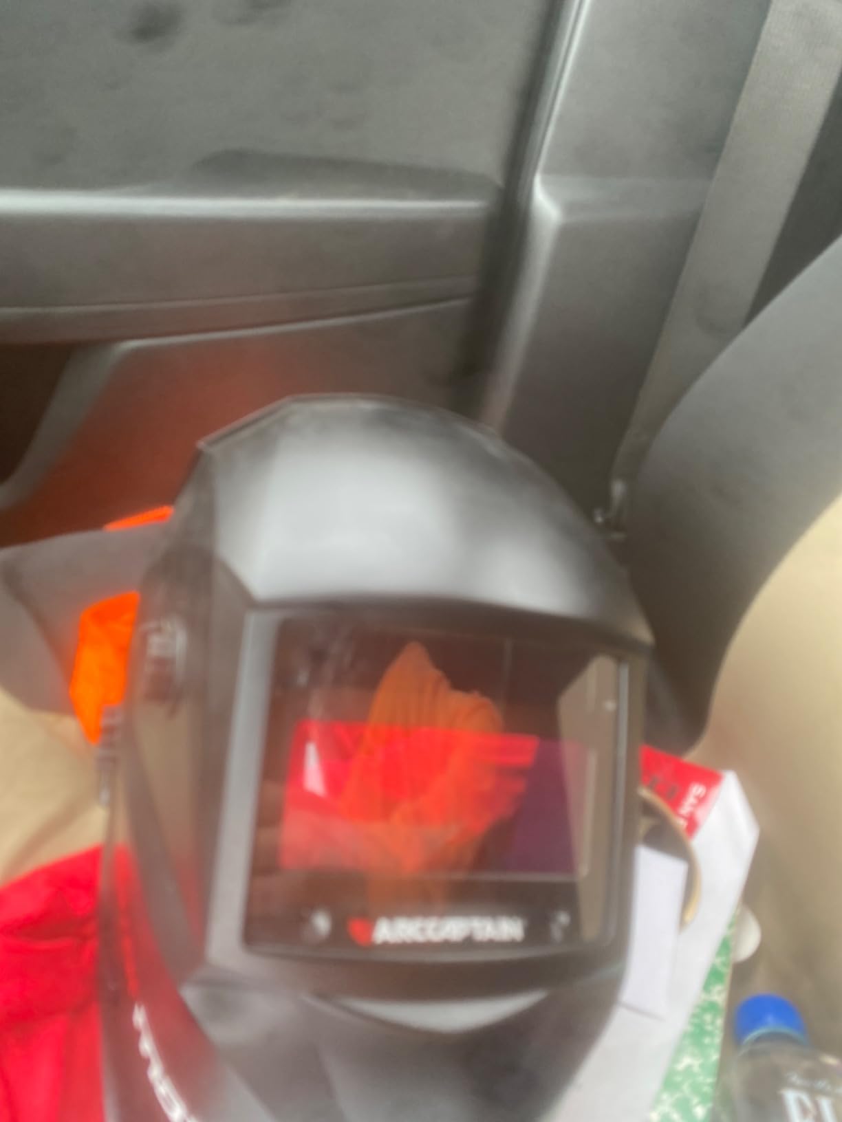 ARCCAPTAIN Welding Helmet Auto Darkening, 1/25000s Response, Shade 4/9-13 customer photo 2