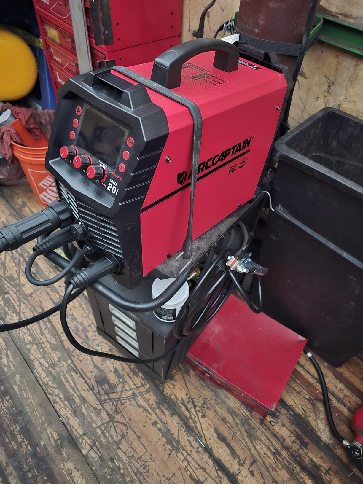 ARCCAPTAIN 200A MIG Welder 110V 220V 6 in 1 Aluminum Welding Machine MIG200 customer photo 2