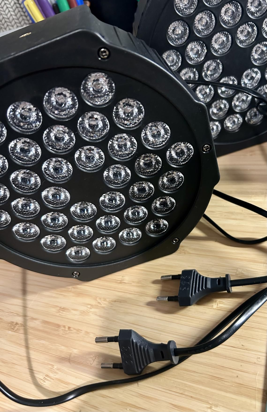 U`King 36 LED RGB Stage Par Lights by Remote DMX Control 2pack customer photo 2