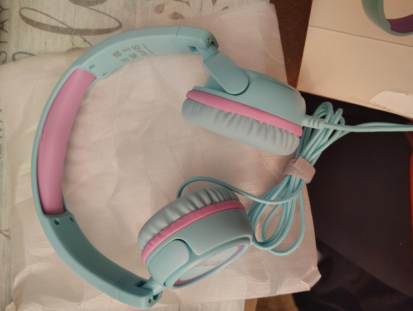 IMYB V1 Kids Headphones, 85dB Wired for School, Toddler 2-12 Boys Girls customer photo 2