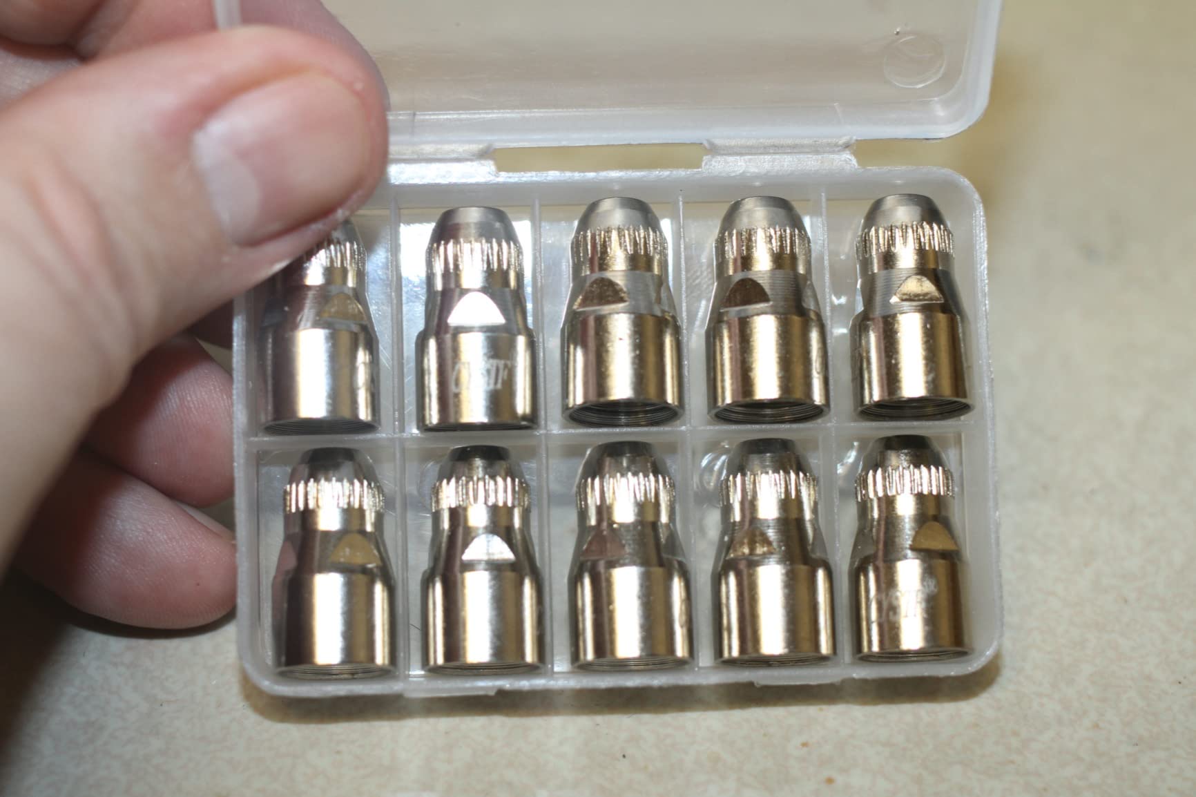 P80 Plasma Cutter Nozzle Electrodes Consumables 1.3 Tip 60Amp 45pcs Kit customer photo 1