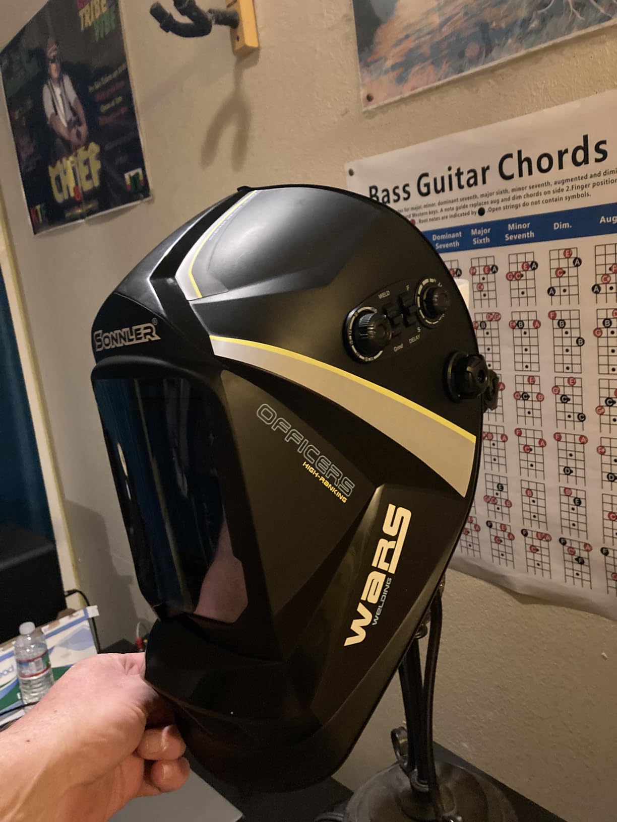 Welding Helmet Auto Darkening,SONNLER Large Viewing 3.94