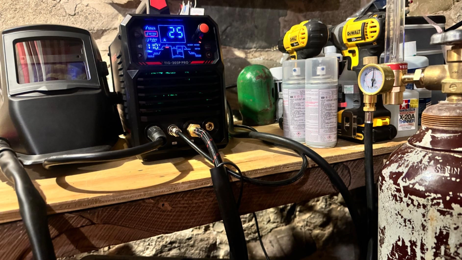 YESWELDER 205A Tig Welder Pulse STICK/DC TIG/PULSE TIG 3 in 1 TIG-205P customer photo 1