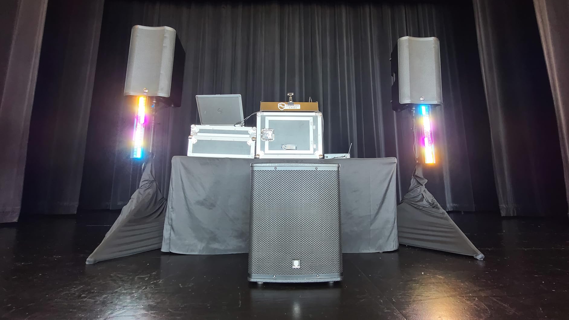 PRORECK SP-18X Active Powered PA DJ Subwoofer Cabinet 18 inch 3000W P.M.P.O with Class-D Amplifier, 3 DSP Presets-Monitor, Coil Bass Reinforcement, Black, for Wedding, Party, Concert, Church (One Sub) customer photo 2