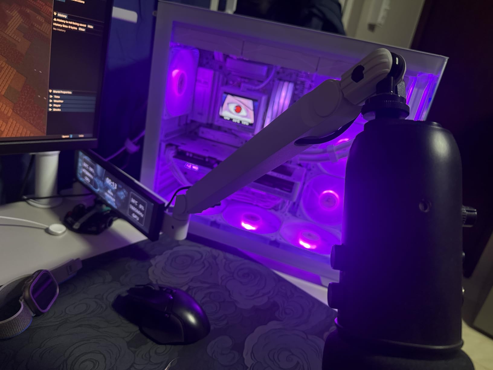 Elgato Wave Mic Arm LP White, Low Profile Boom Arm customer photo 2