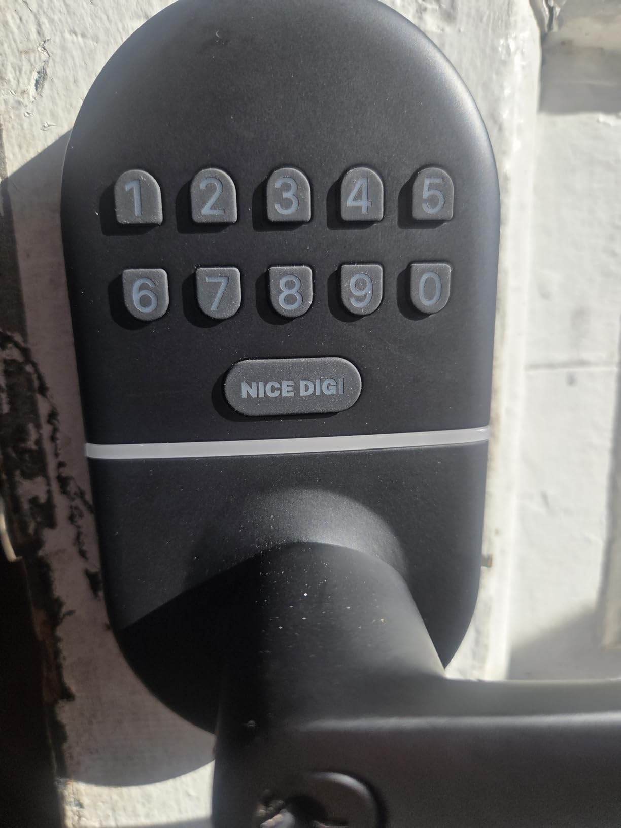Keypad Door Lock with Handle, Smart Keyless Entry with Code for Front Door customer photo 2