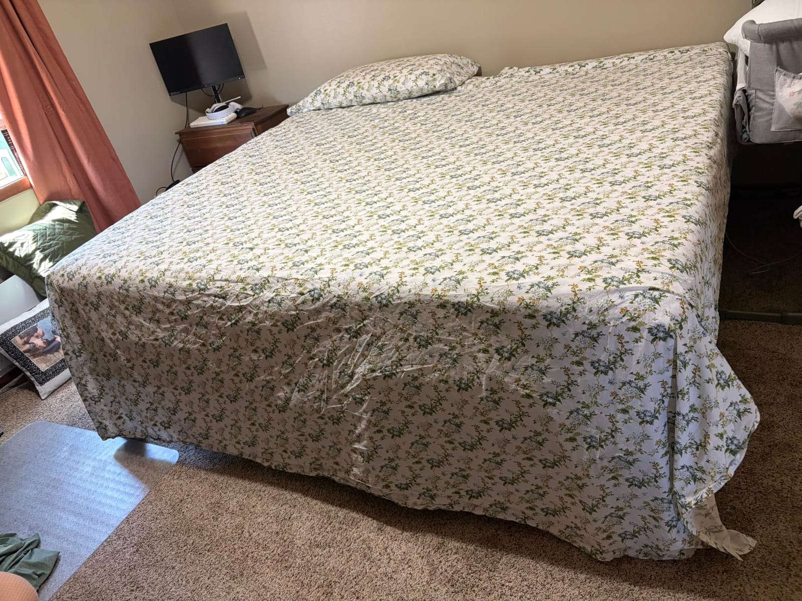 RUVANTI 100% Cotton Percale King Sheets, King Size Sheets Set, Aroma customer photo 2