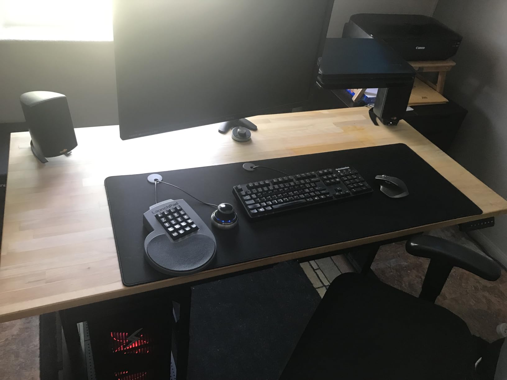 LifeTrim Huge 46”x17” 5mm Gaming Mouse Pad Large Mouse Pad for Desk Gaming Giant Black XXL Thick Long Extra Large Extended Big Gamer Desk Mat customer photo 1