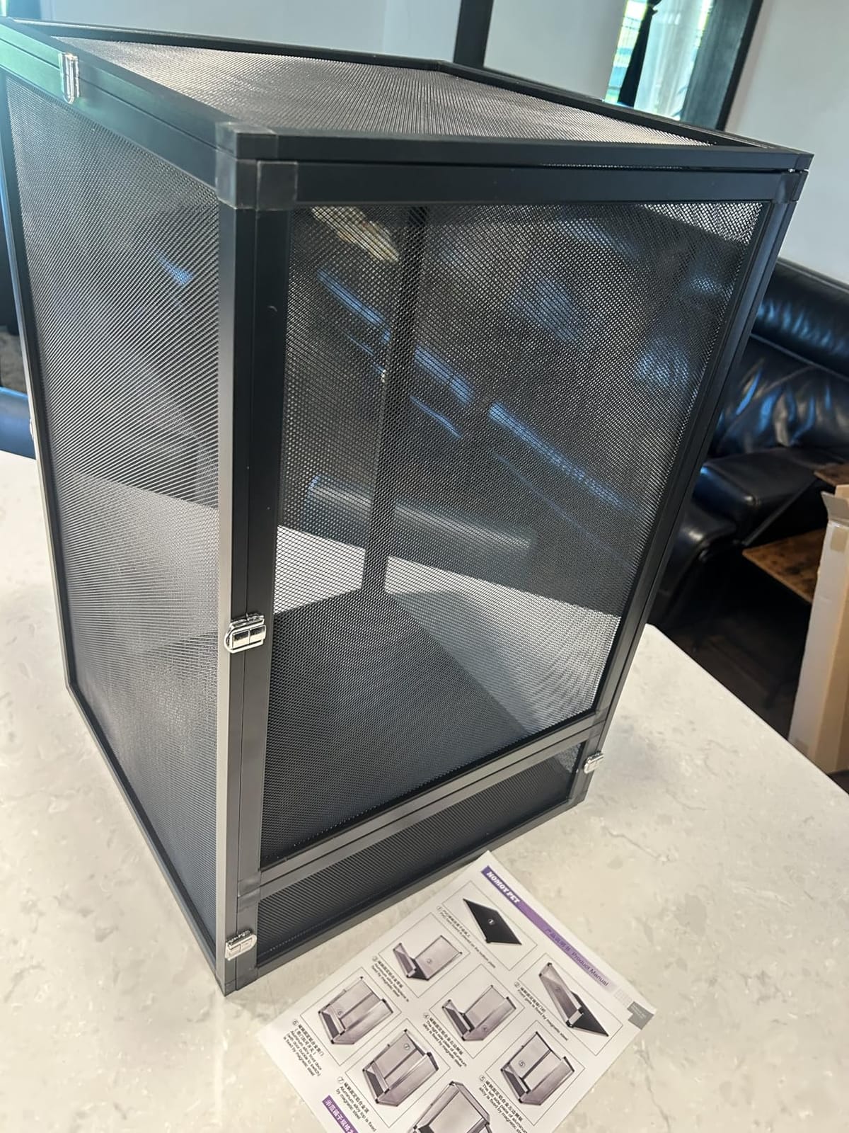 45 Gal Foldable Reptile Terrarium for Gecko & Dragon customer photo 1