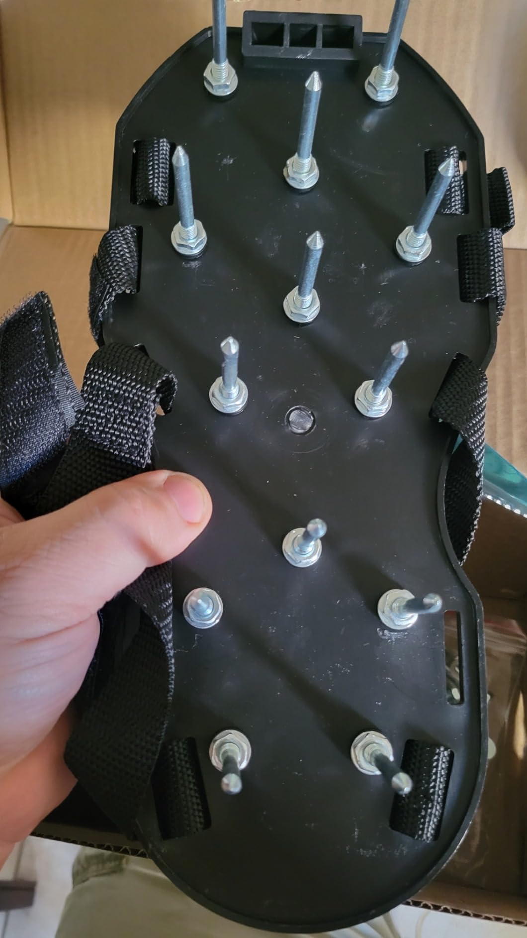 Lawn Aerator Shoes Pre‑Assembled with Secure Dual Instep Straps for Lawn customer photo 2