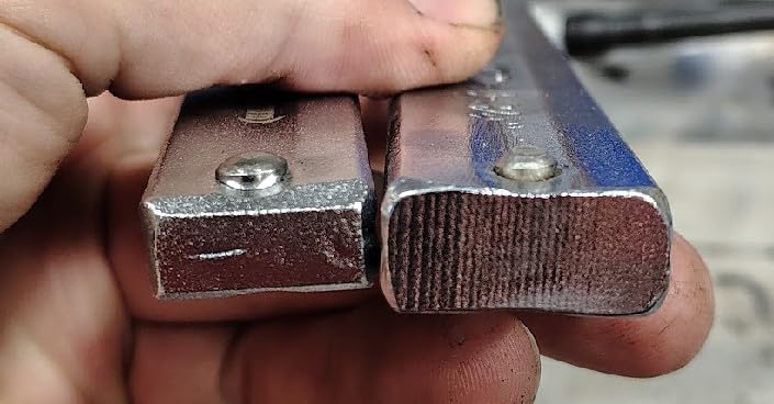 SHALL 12 In Heavy-duty Bar Clamps, 4-Pack Drop Forged Steel Welding F Clamps, All-Steel Thick Rail Wood Clamps with 1200Lbs Load Limit for Woodworking, Welding, Metal Working | 4-3/4
