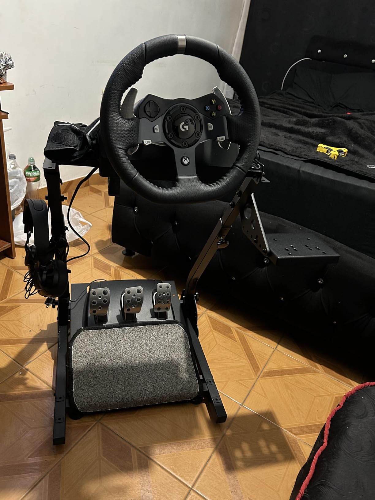 Grefinity Racing Wheel Stand, Height Adjustable Steering Wheel Stand customer photo 1