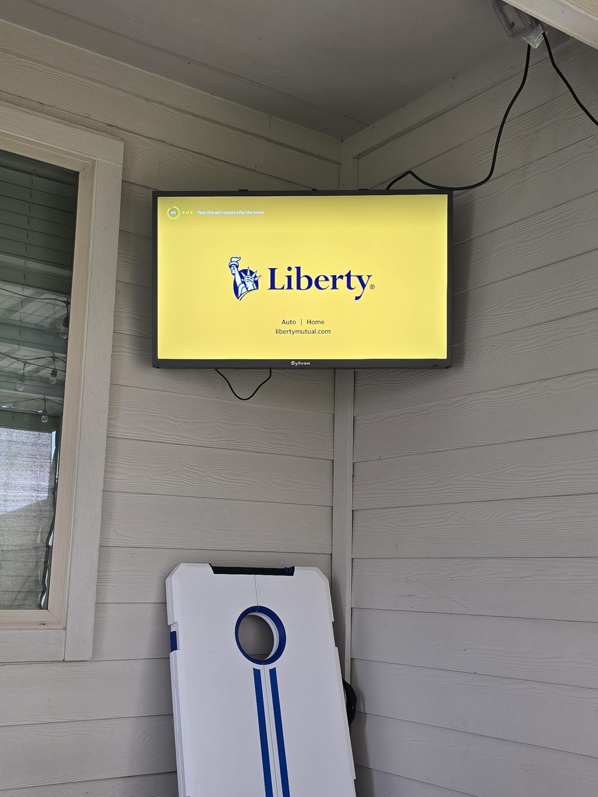 SYLVOX Outdoor TV, 65 inch 4K Smart Outdoor Television, IP56 Waterproof customer photo 1