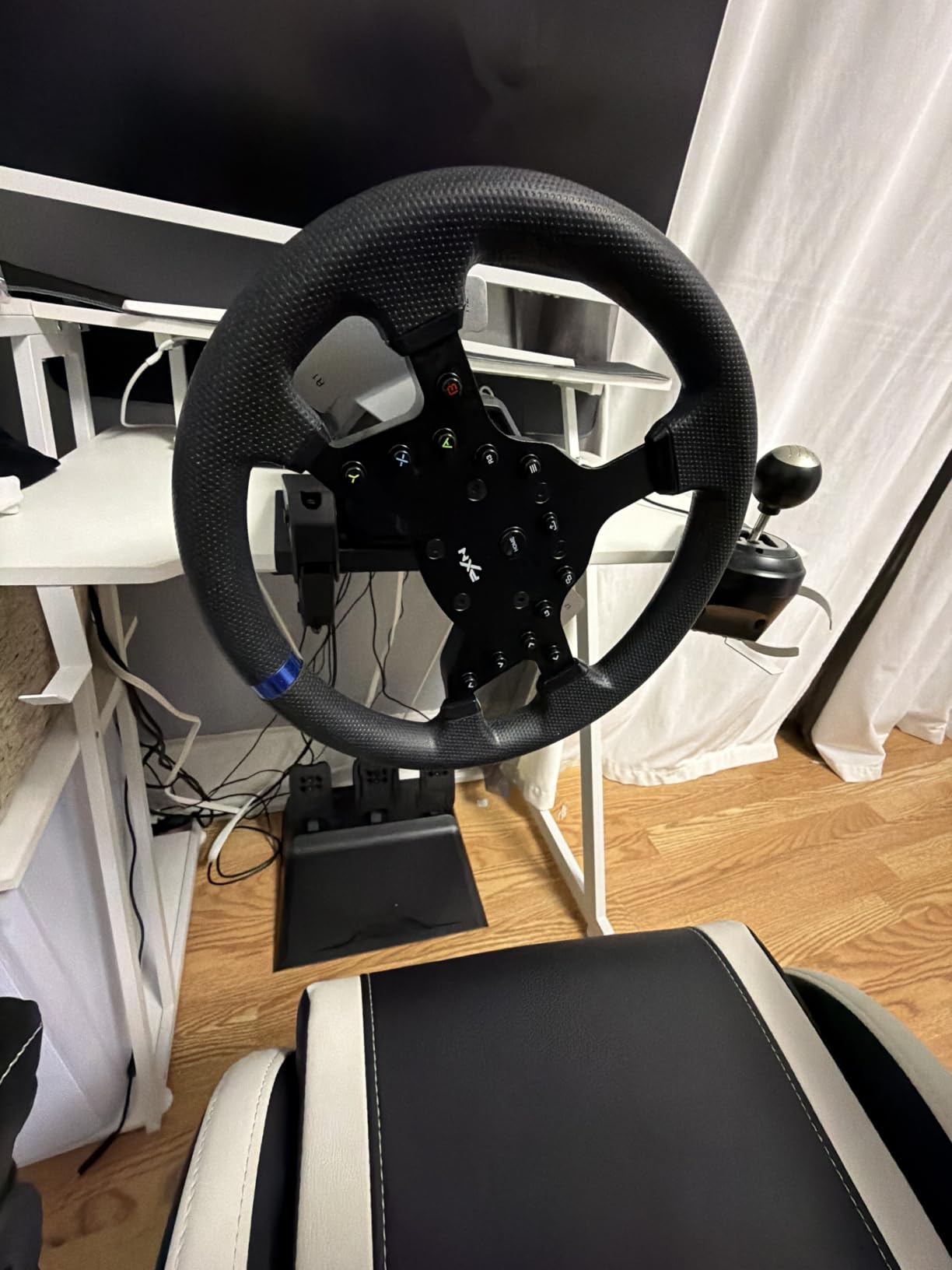 PXN V99 3.2Nm Force Feedback Gaming Steering Wheel customer photo 1