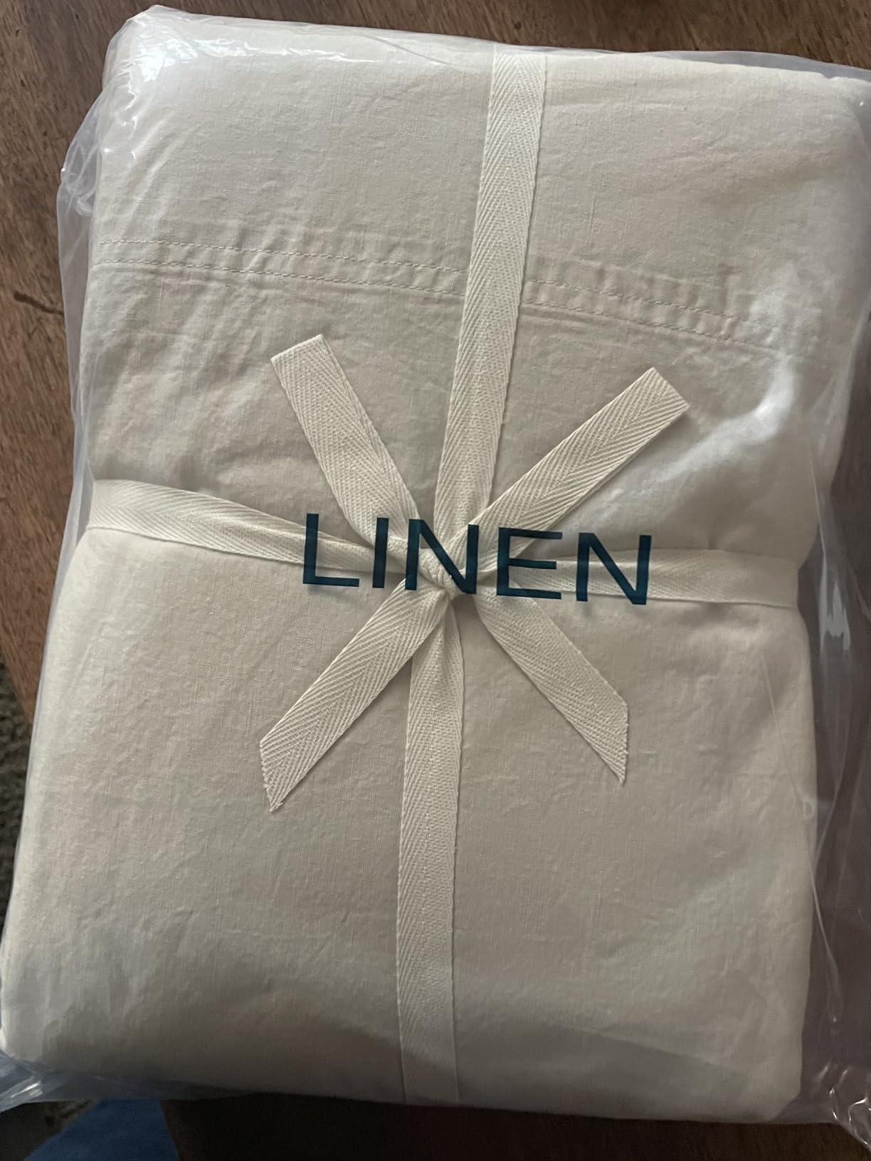 Shilucheng 100% French Linen Sheets - Queen Size Bed Sheets customer photo 1