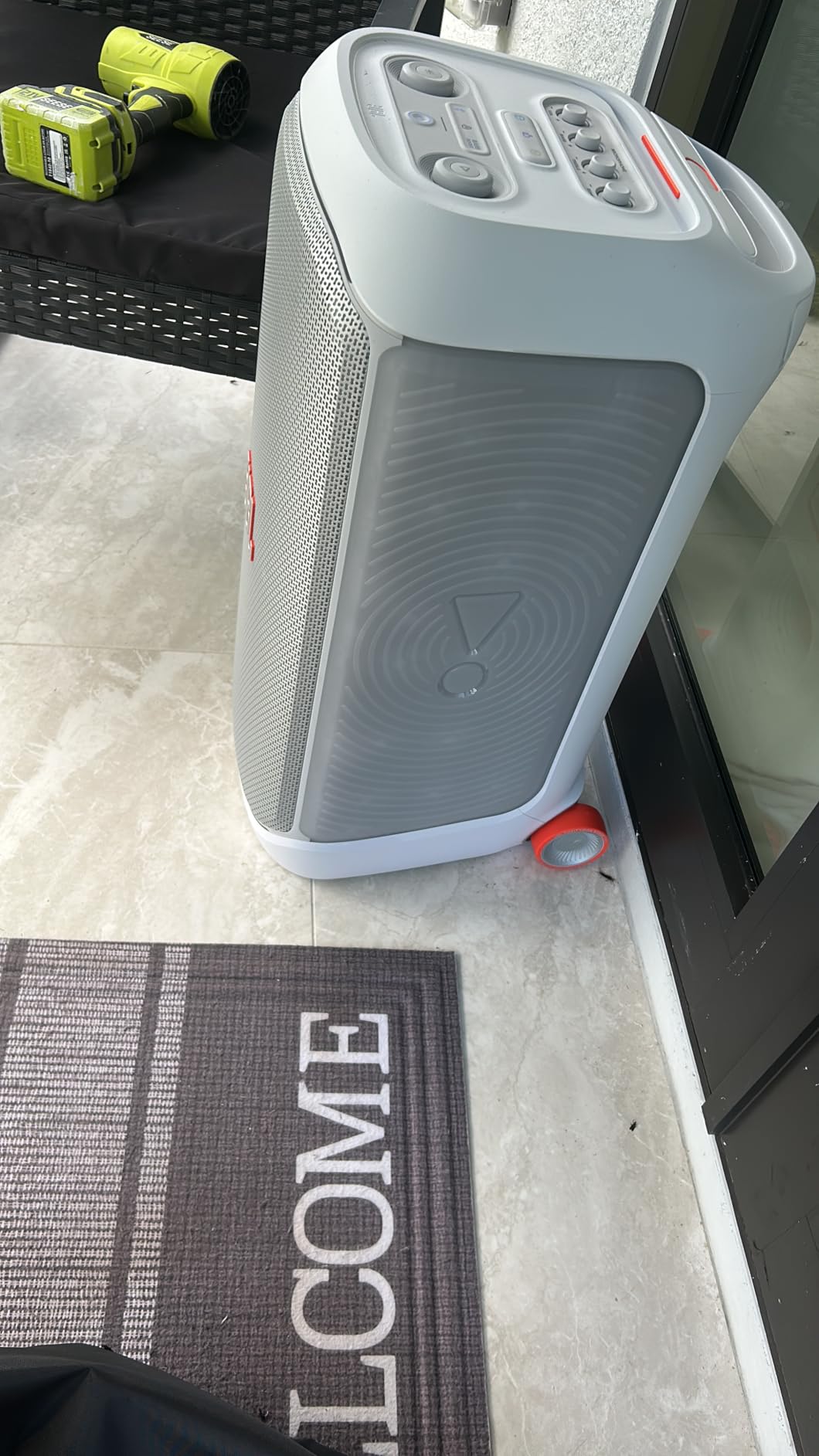 JBL PartyBox Stage 320 - Portable Party Speaker - White customer photo 1