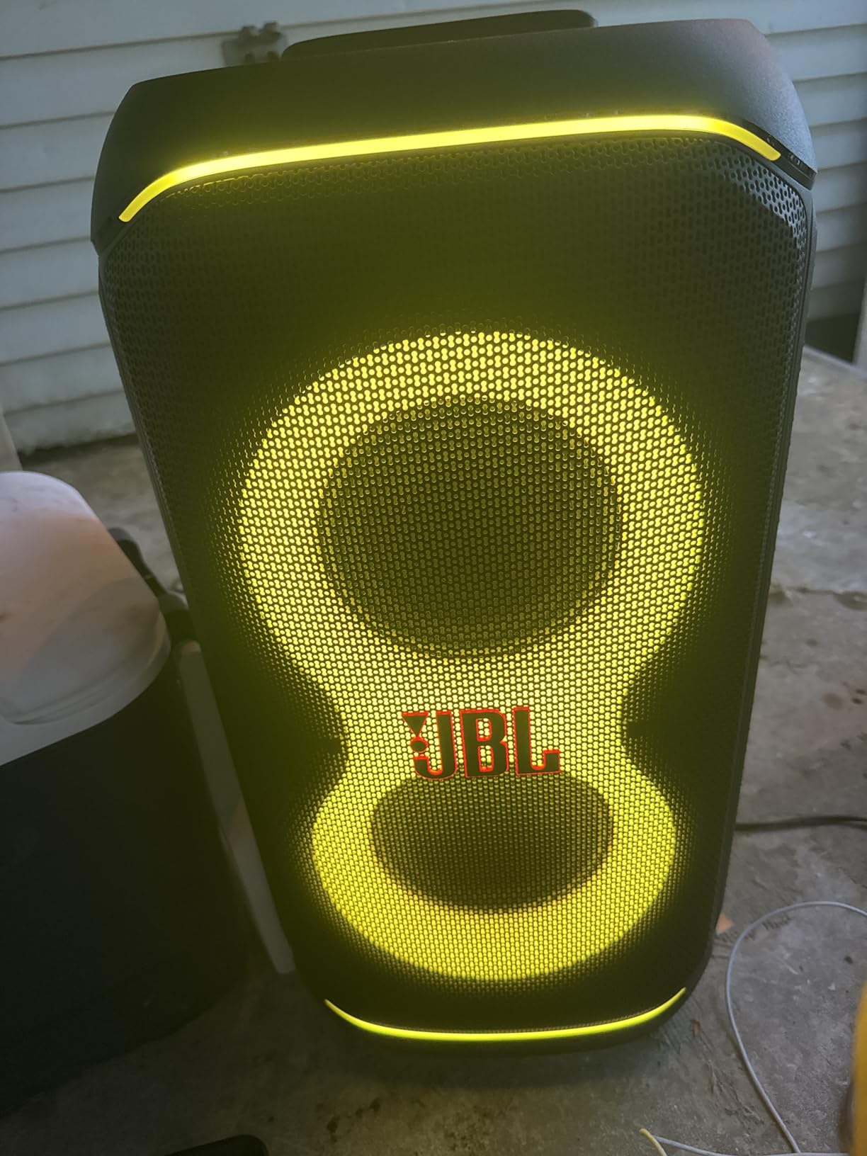 JBL PartyBox Stage 320 - Portable Party Speaker - White customer photo 2