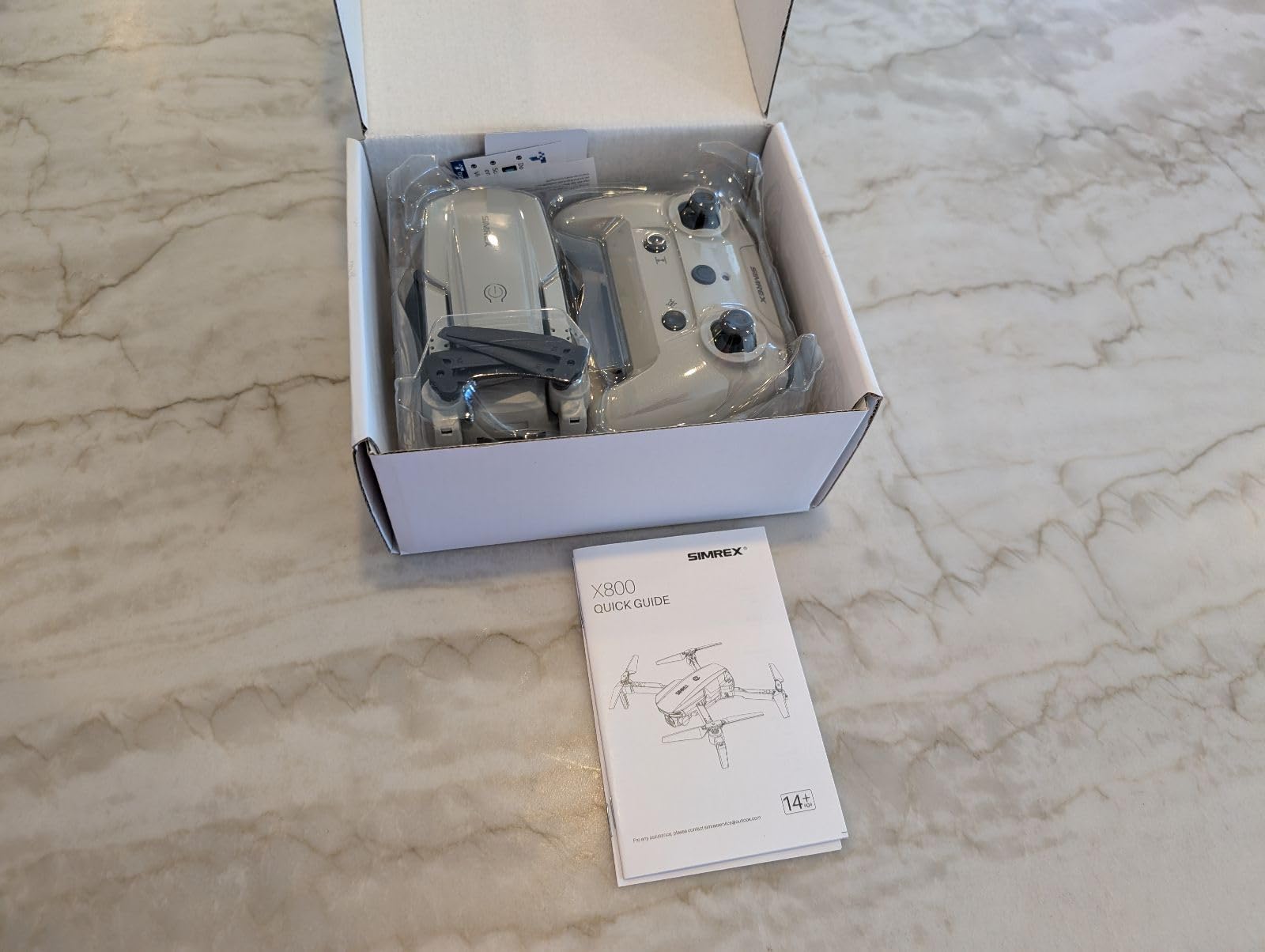 SIMREX Drone With Camera for Kids Beginner & Adults – Foldable RC Quadcopter with Altitude Hold, Optical Flow Positioning , Indoor Mini Drone with One Key Start, Headless Mode, 3D Flip, Gift for Boys & Girls & Teenagers customer photo 2