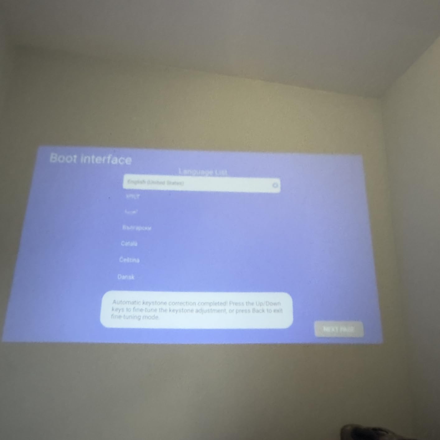 Mini Projector, Portable Smart Projector 4K WiFi 6 BT 5.4 [Built-in App] customer photo 2