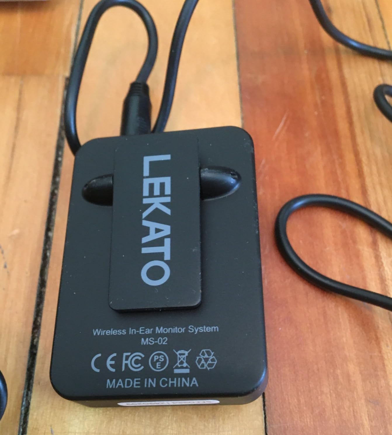 LEKATO Wireless in Ear Monitor System MS-02, Upgraded 2.4G Stereo IEM System Low Latency with Transmitter Beltpack Receiver Auto-Pairing,One to More, in-Ear Monitoring for Church,Band,Singer,Stage customer photo 1