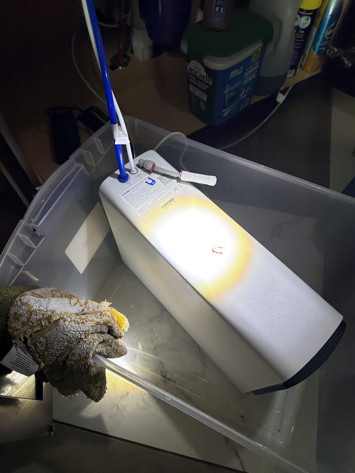 VIOMI V6 600GPD Under Sink Tankless Reverse Osmosis Water Filtration System customer photo 2