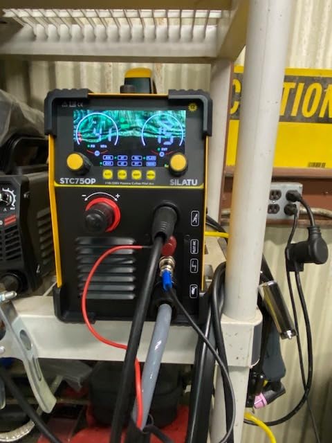 SILATU 85A Plasma Cutter Machine, Non-Touch Pilot Arc, 110V/220V, Large LED customer photo 2