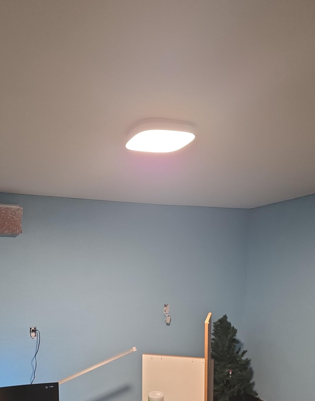 Govee Smart Ceiling Light, RGBWW and RGBIC 2400LM 12 Inch, Square 1 Pack customer photo 2