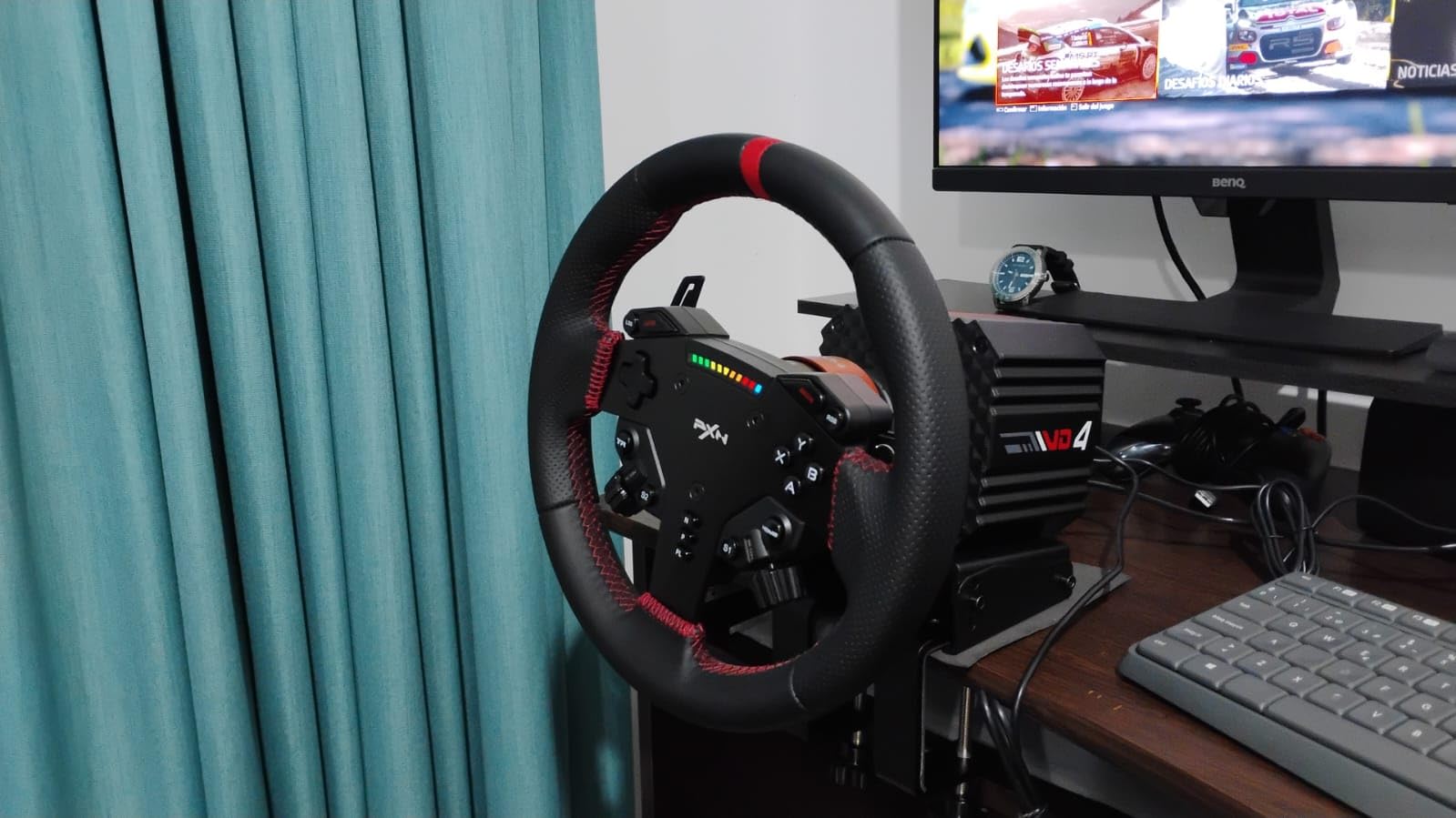PXN VD4 Direct Drive Sim Racing Wheel Bundle for PC customer photo 1
