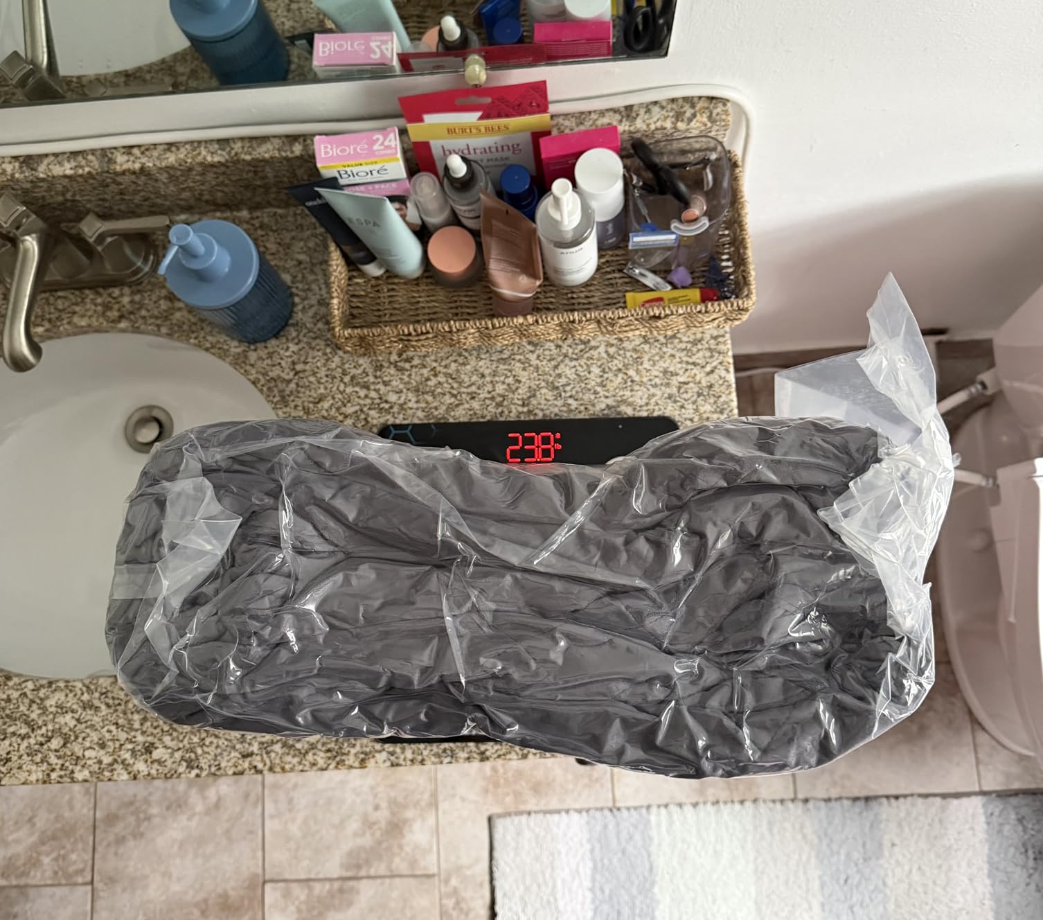 L'AGRATY King Size Weighted Blanket for Adults 30lbs, 88