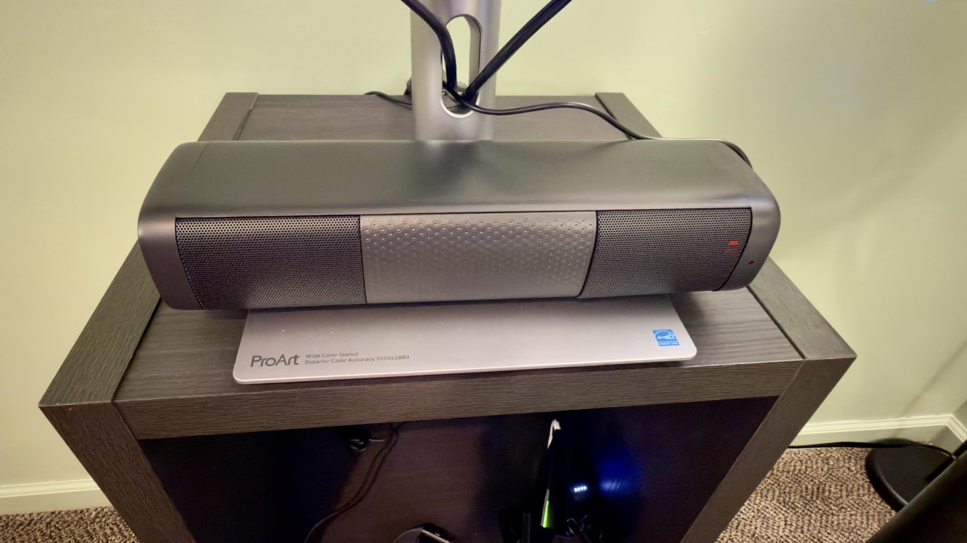Saiyin 11.7-inch Sound Bar, Small Size & Big Power, Center-Channel Speakers customer photo 2