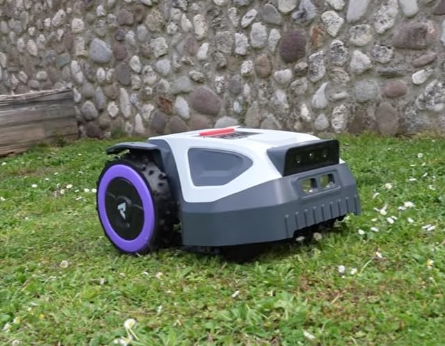 ANTHBOT M9 Robotic Lawn Mower with Garage, 1/4 Acre Wire-Free NRTK & Vision customer photo 2