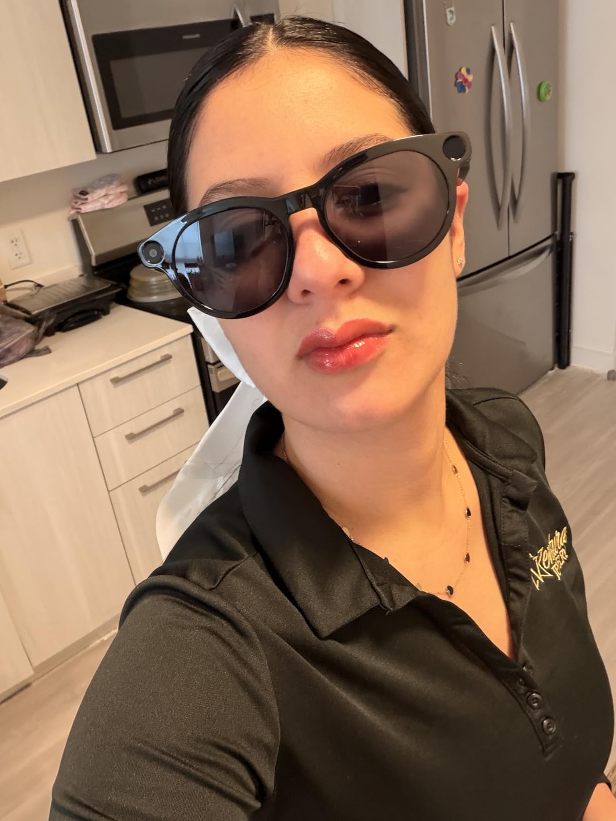 AI Smart Glasses with Camera, 4K HD Video Recording Sunglasses customer photo 2