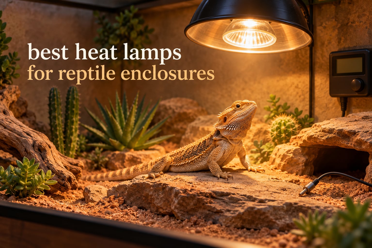 best heat lamps for reptile enclosures