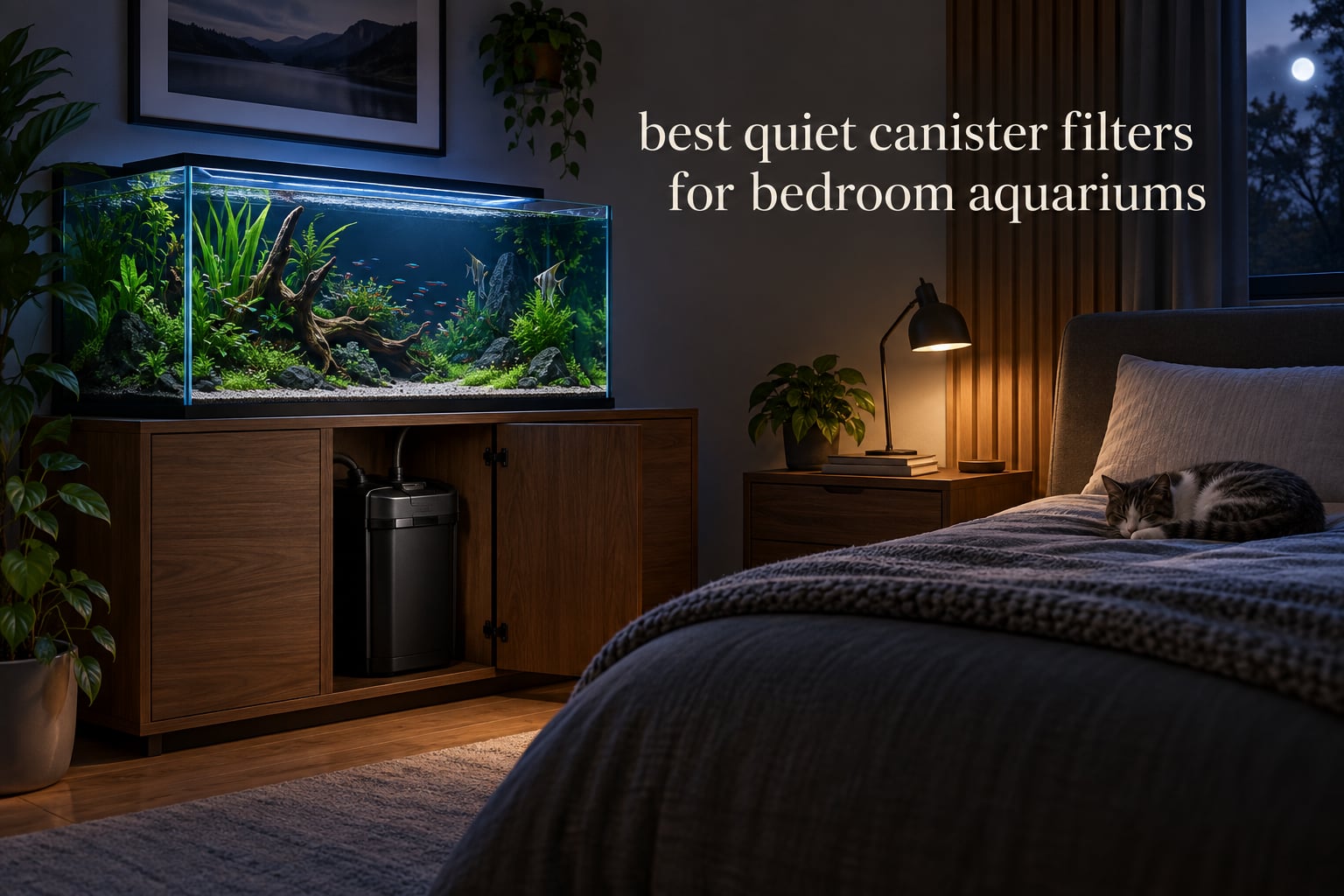 best quiet canister filters for bedroom aquariums