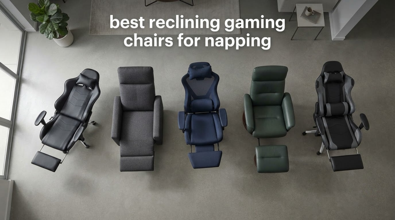 best reclining gaming chairs for napping