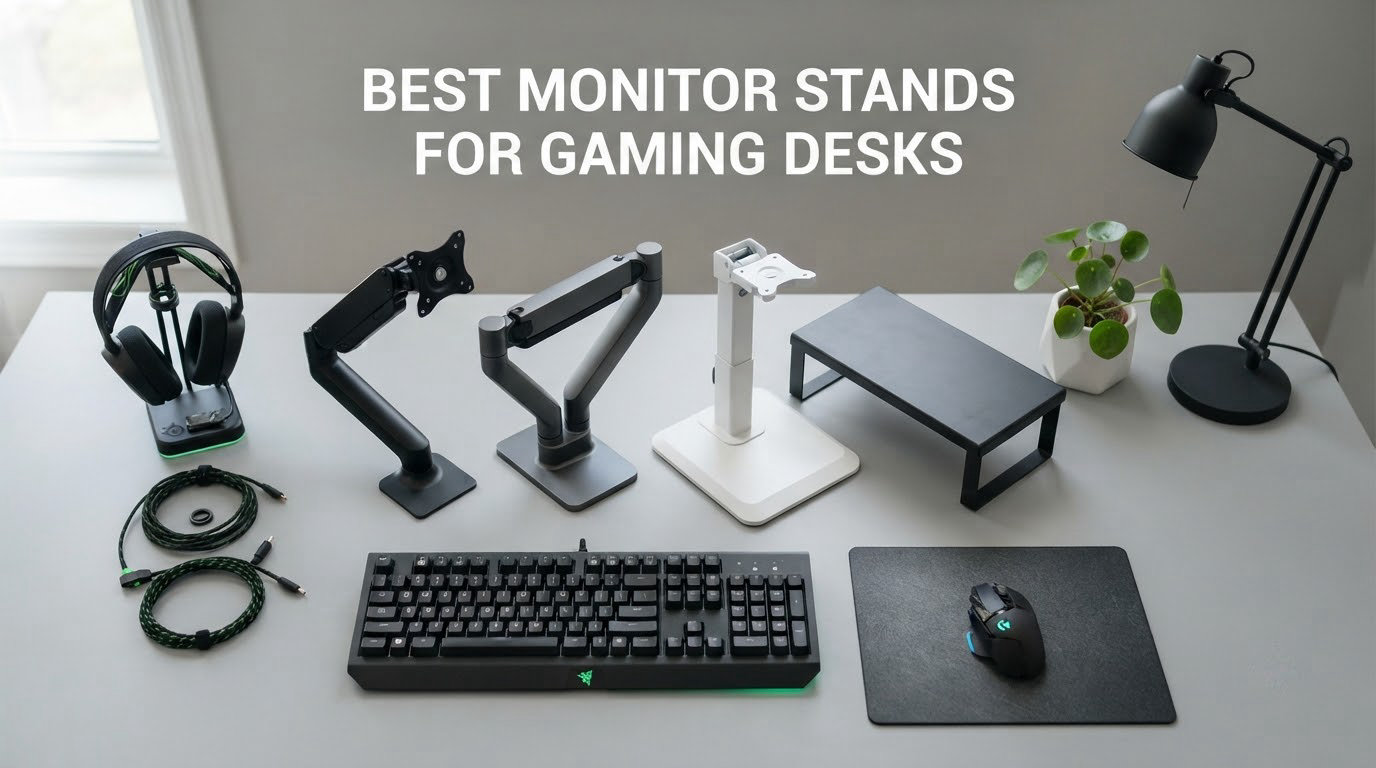 best monitor stands for gaming desks