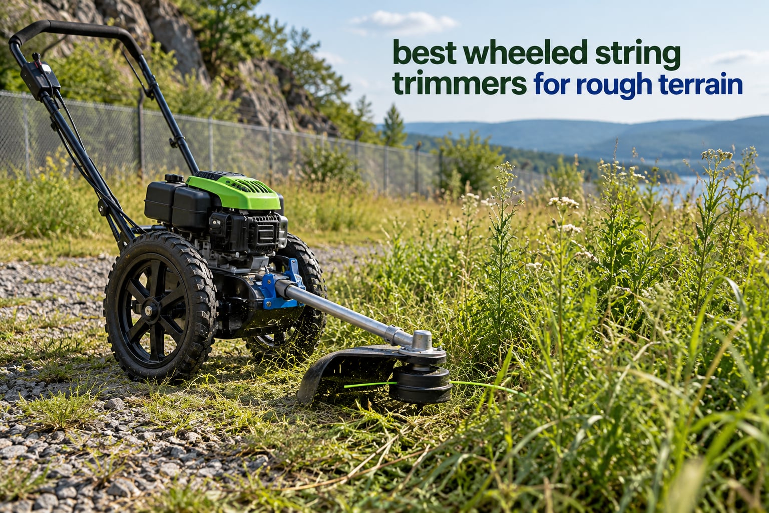 best wheeled string trimmers for rough terrain