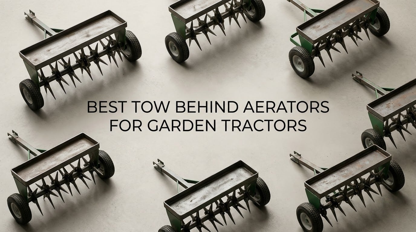 best tow behind aerators for garden tractors