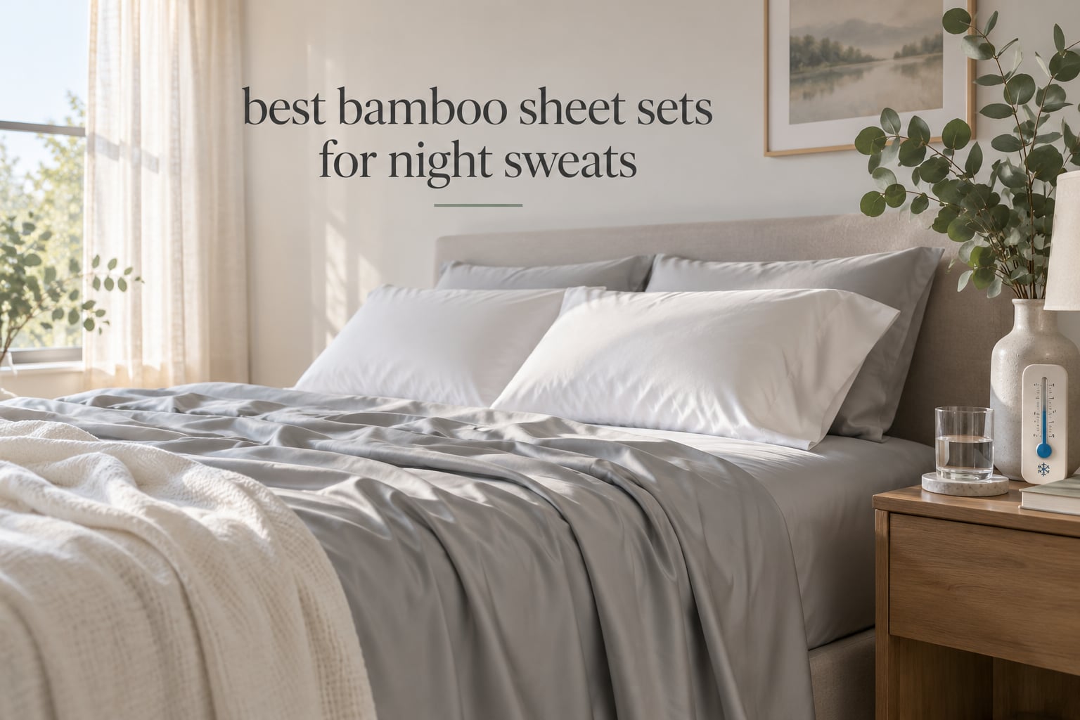 best bamboo sheet sets for night sweats