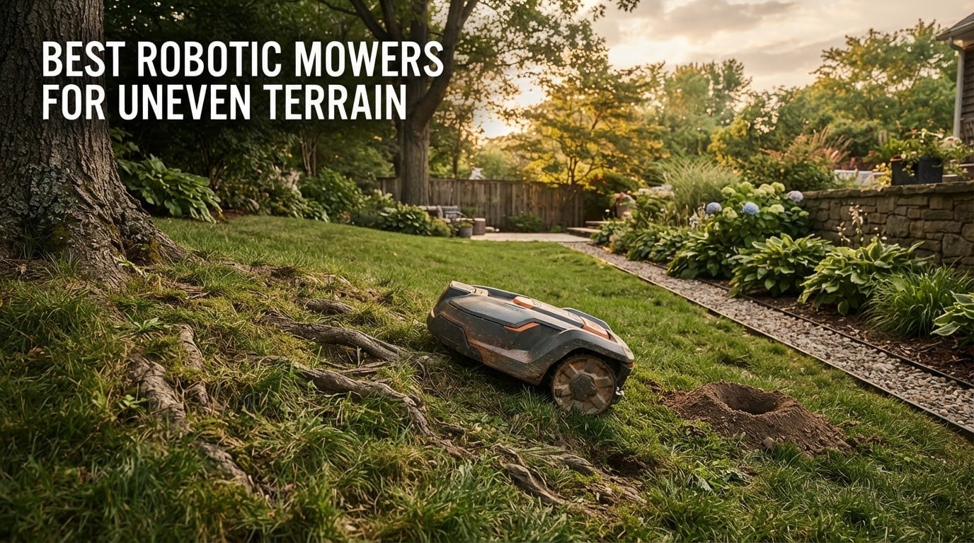 best robotic mowers for uneven terrain
