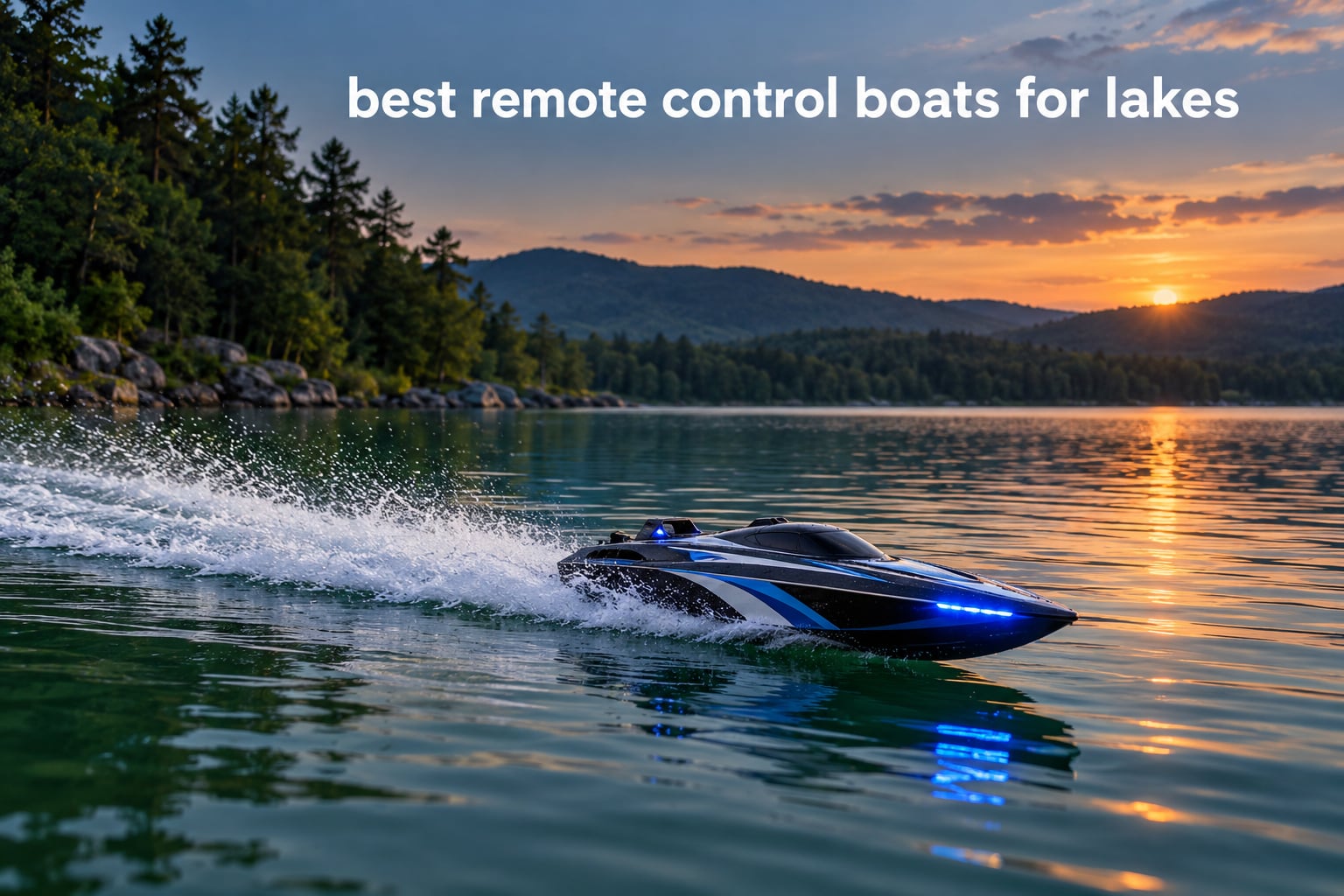 best remote control boats for lakes