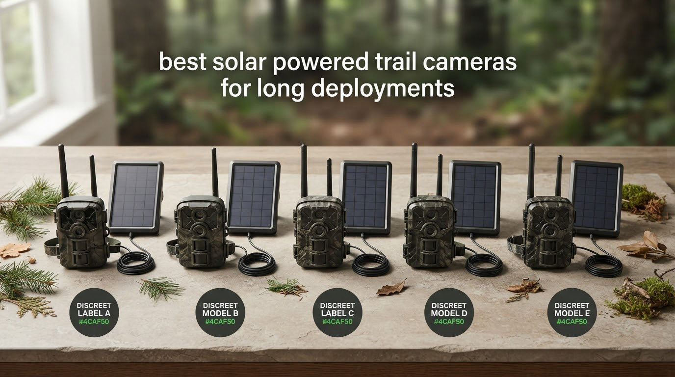 best solar powered trail cameras for long deployments