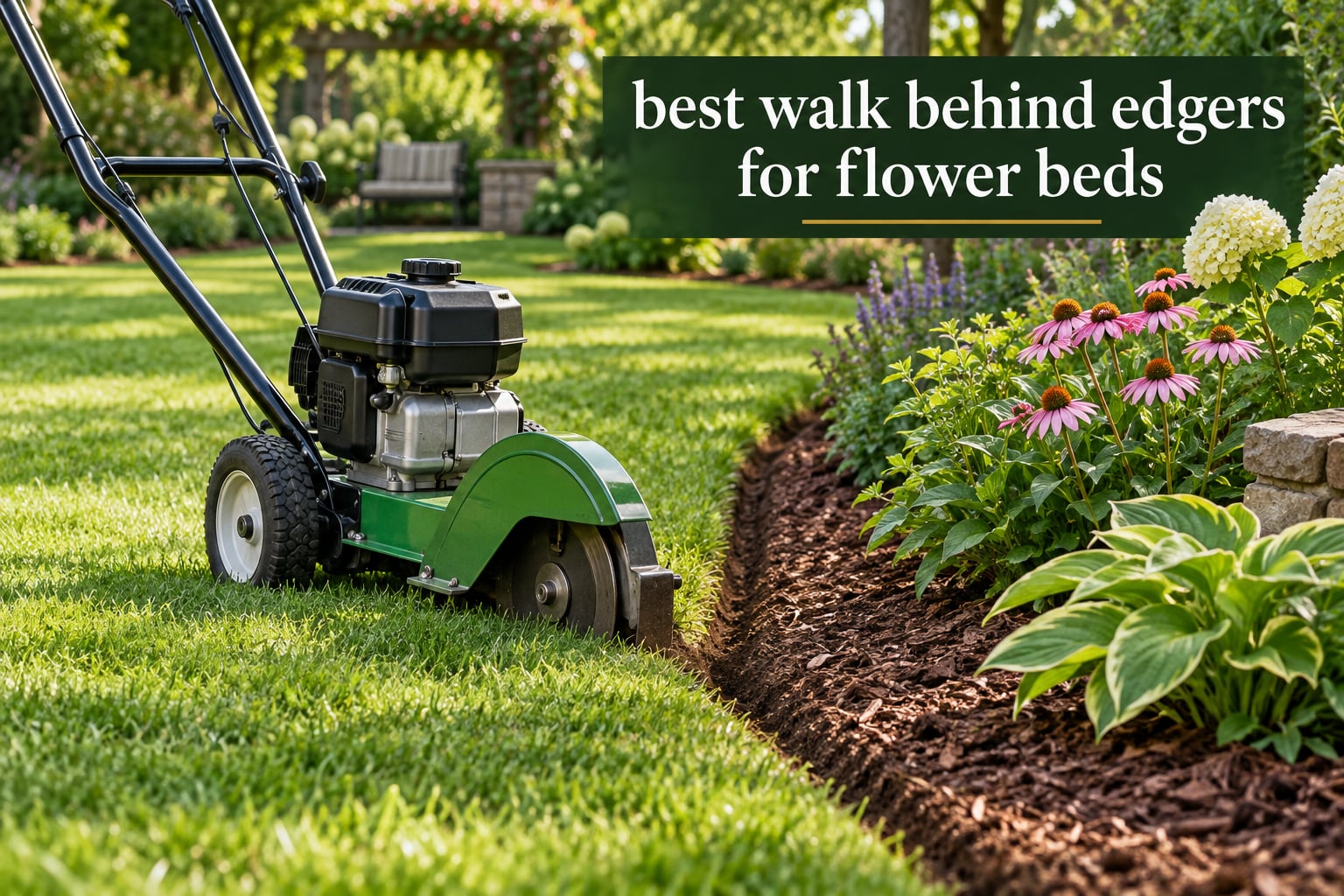 best walk behind edgers for flower beds