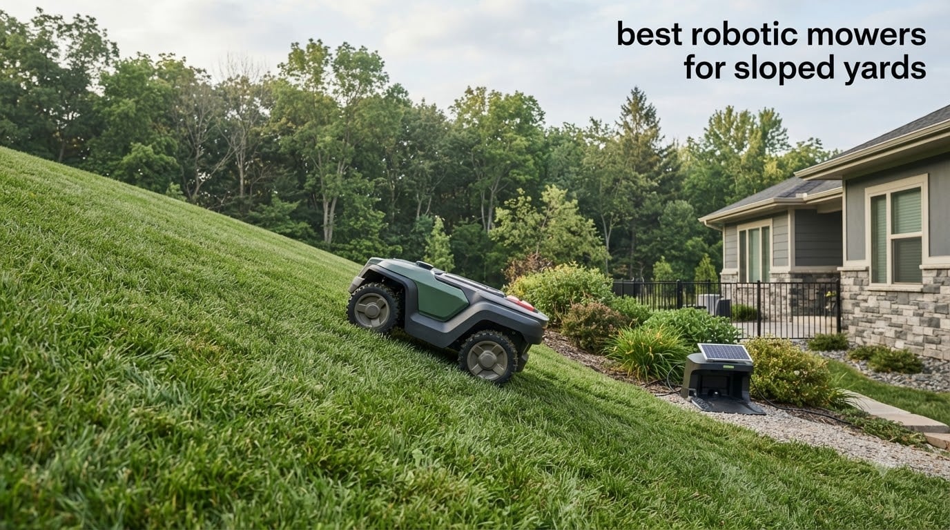 best robotic mowers for sloped yards