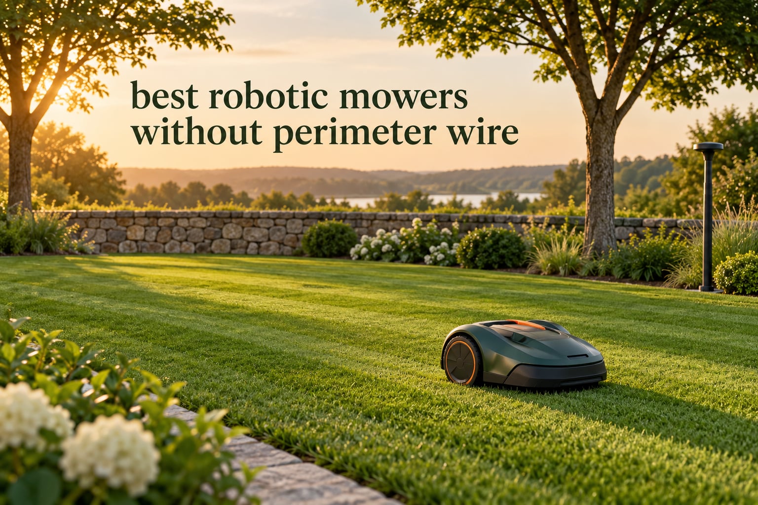 best robotic mowers without perimeter wire