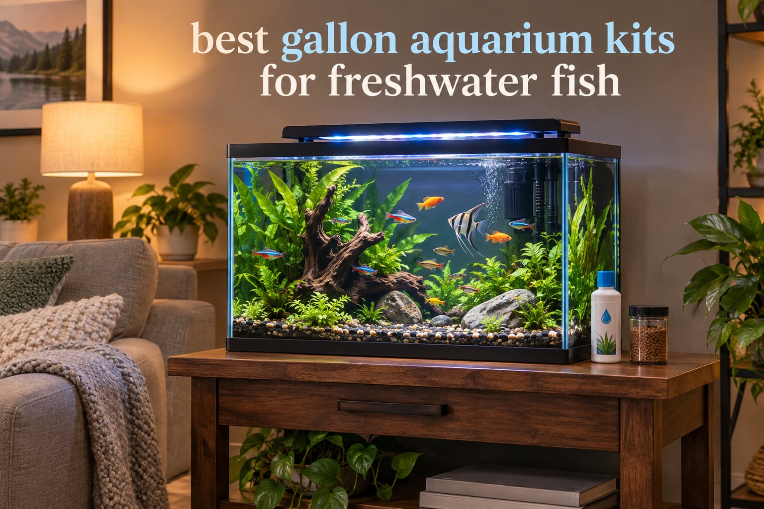 best 20 gallon aquarium kits for freshwater fish