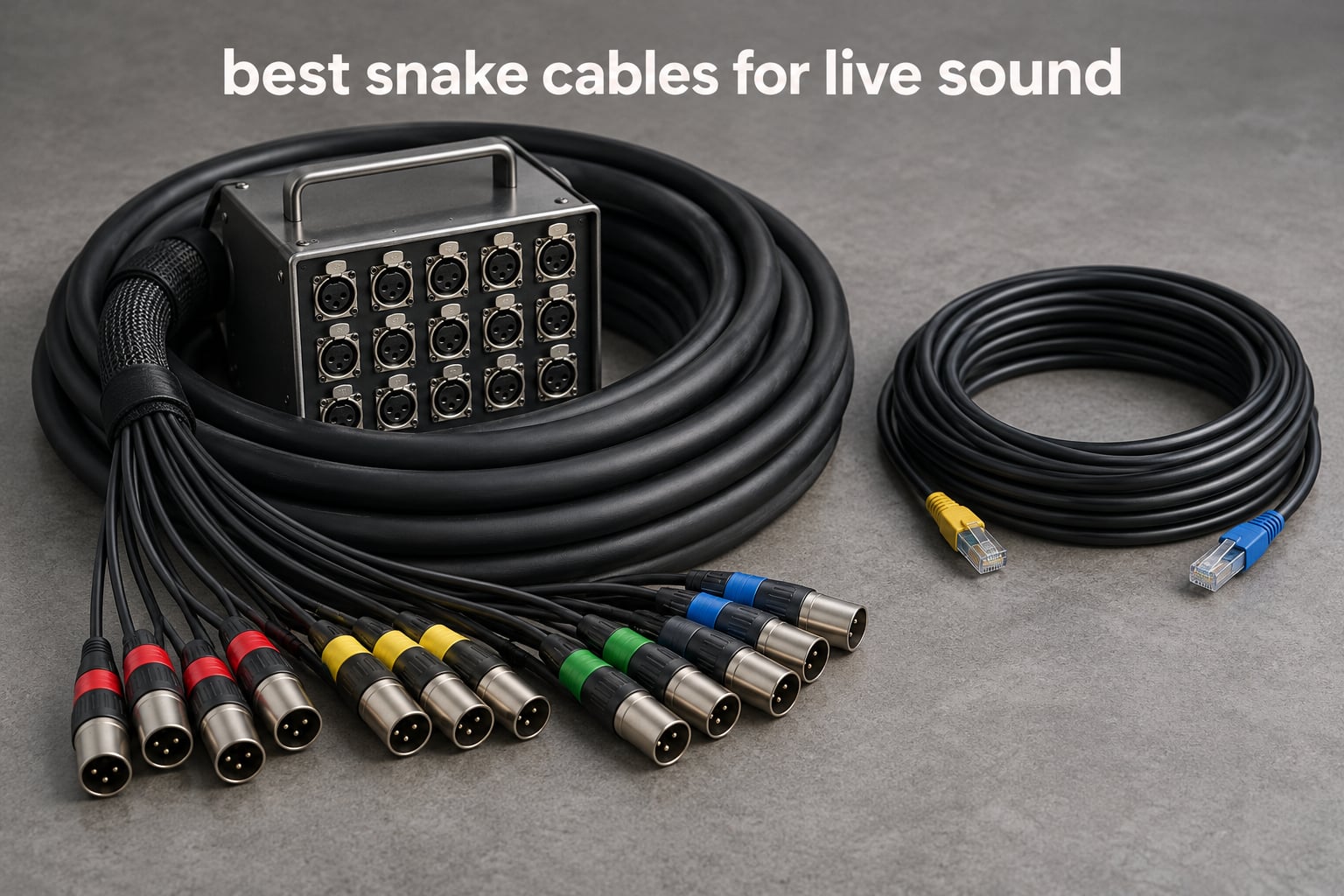 best snake cables for live sound