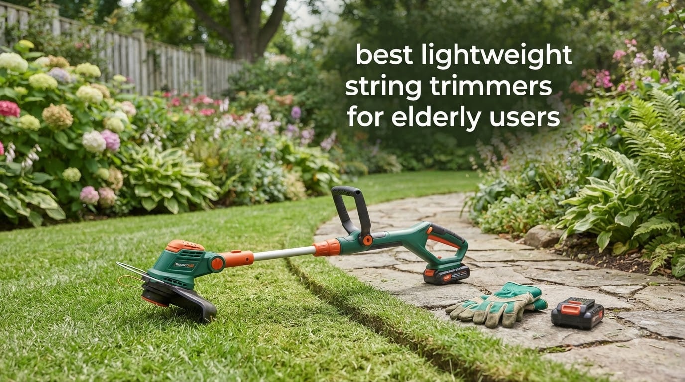 best lightweight string trimmers for elderly users